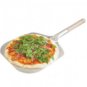 Pelle à pizza pour barbecue, pelle à pizza en acier inoxydable avec poignée  ergonomique et grand disque de 25,4 cm pour cuire des pizzas et des gâteaux  au four. 